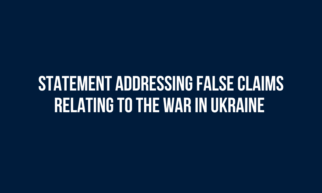 APECS releases statement addressing false claims relating to the war in Ukraine